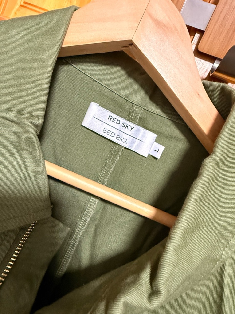 Redsky Classic Boilersuit Jumpsuit in Olive - Picture 7 of 8